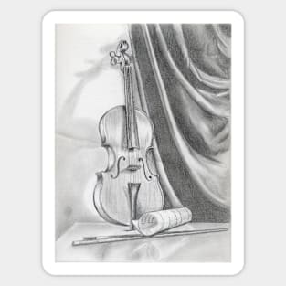 Violin-2 Sticker